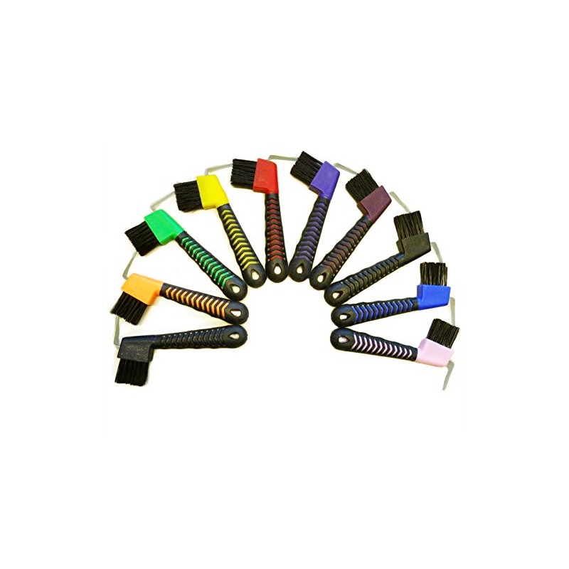 Hoof Pick with Non-Slip Handle and Clearing, Hoof Brush in