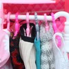 BJDBUS 80 Pcs Plastic Hangers Accessories for 11.5 inch Doll