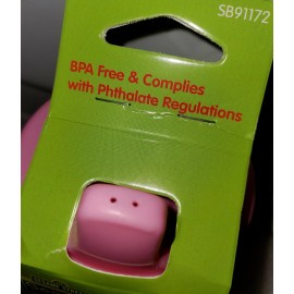 SESAME STREET SESAME BEGINNINGS ELMO 8oz. SPILL PROOF PINK CUP. 6M+