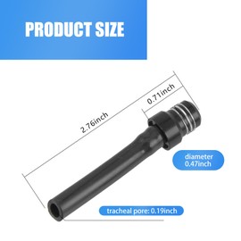 gunroil 2 Pack Car Fuel Tank Cap Breather Cover, CNC Metal Vehicle Breather Cap with Steel Balls, One-way Design, Universal 2.75In x 0.47In Automotive Protection for Truck SUV Car (Black)