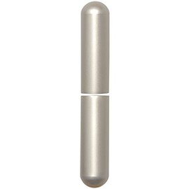 Gedotec Replacement Cap for Door Hinges Attachment Sleeve Accessories - SFS INTEC | Aluminium Nickel-Plated Matt | Cover Cap for 3-DIM Band Diameter 20 | Band Height 112 mm | Pack of 1 - Round