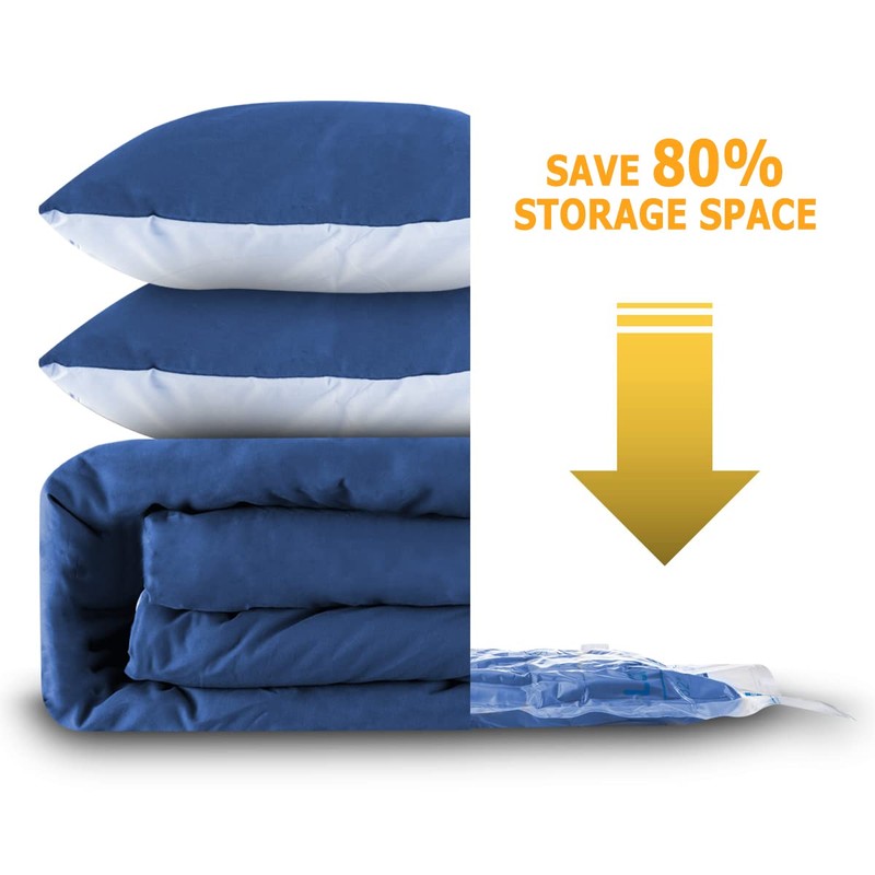 Vacuum Storage Bags 8 Medium, Space Saver Sealer Bags, Airtight