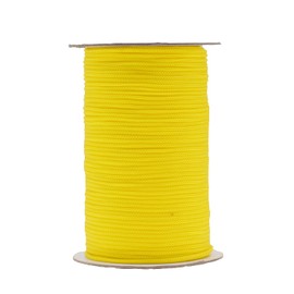 IHKFILAN 1/8Inch Polypropylene Utility Rope Drawstring Hollow Braided PP Rope,Barrier Rope String,Polypro Rope,Golf Courses,Trail Marking,Ski Slopes,Outdoor Concerts,Tie-Downs,328feet(100m) Yellow
