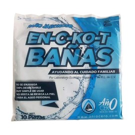 Toallas de Baño en Seco Año Cero – Limpieza sin enjuague para personas en cama o con movilidad reducida | Con aloe, manzanilla y vitamina E | Paquete de 10 pzas