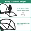 Tomcare Garden Hose Holder Wall Mount Metal 125Ft Heavy Duty