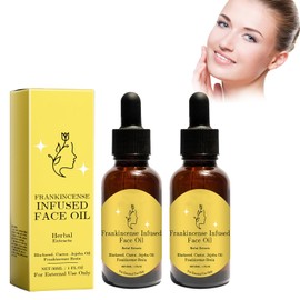 Dyceittdia Frankincense Infused Face Oil, Frankincense Essential Oil, Moisturising & Nourishing Face, Skin Firming, Essential Oil for Daily Care, 2 Pieces x 30 ml, Serum 3