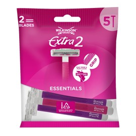 Wilkinson Sword Extra 2 Beauty Disposable Razors Pack of 5 – 2 Packs of 5