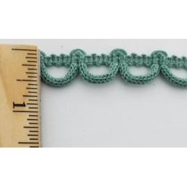 BBTRIMSANDRIBBON 5/8" Gimp Knit Loop Braid Trimming - 20 Yards - Many Colors! - Green
