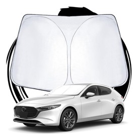 ruiya Mazda 3 Fastback Sedan BP Sunshade for Windshield Parasol Car Sun Shade UV Protection Sun Shade for Sleeping in the Car Foldable Custom Parts