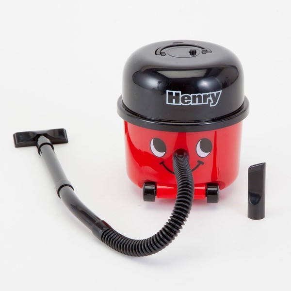 Bits and Pieces - Henry The Novelty Indoor Vacuum Cleaner - Compact & Lightweight Tabletop Accessory - Cute and Functional Toy Desk Office Accessory
