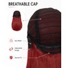 Rose bud Halloween Cosplay Wig Red Sally Costume Wigs for