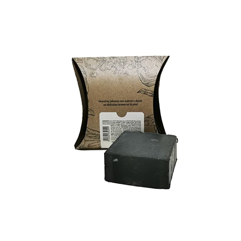 Blen Jabón artesanal con carbón vegetal activado 100 gr, paquete