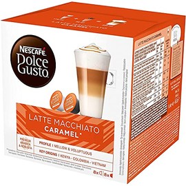 Dolce Gusto - Coffee Capsules, Caramel Latte Macchiato, 1.93 oz., 16 per Box - Sold As 1 Box - Coffee house quality by the cup.