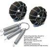 Tire Chain Tensioner Tightener, 1 Pair Stainless Steel Tire Chain