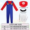 Shengruili 4 Piece Luigi Costume Set, Luigi Costume, Bros Cosplay