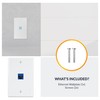 Newhouse Hardware Ethernet Wall Plate, White, 5-Pack