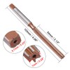 sourcing map Hand Reamer 7mm Alloy Tool Steel H8 6