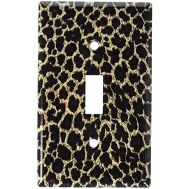 Art Plates - Leopard Print Switch Plate - Single Toggle