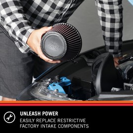 K&N 54-5000 Universal Air Intake Housing - 76mm Outlet, 100mm Inlet