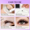 SAIGON LASH Easy Fan Eyelash Extensions, Volume Lash Tray for