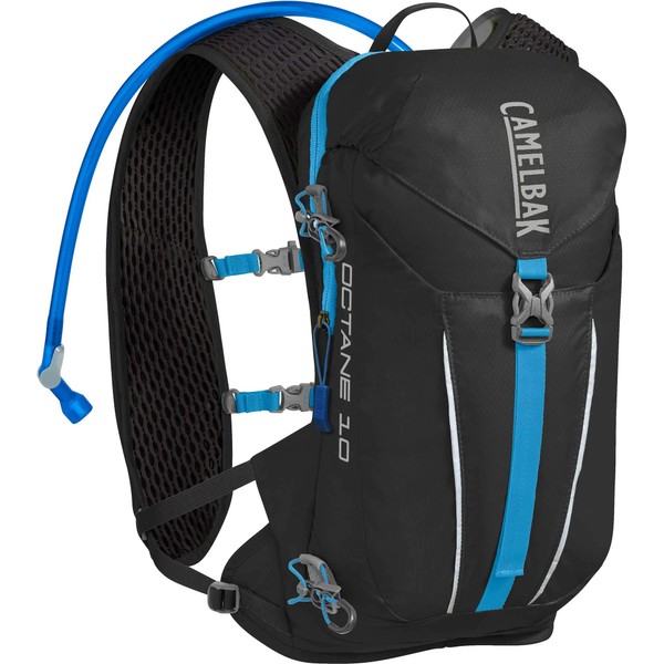 CamelBak Octane 10 70 oz Hydration Pack, Black/Atomic Blue