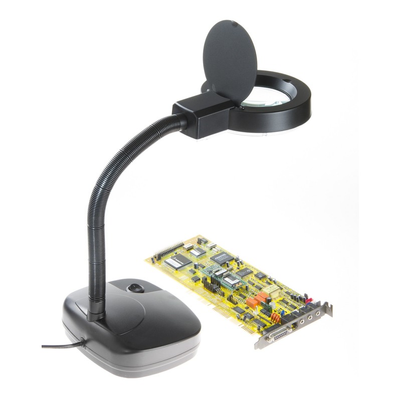SE - 3.5X Magnification Table Lamp with Fluorescent Light -