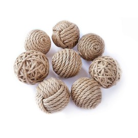 Elkpruu Orbs Decorative Balls Set of 8 for bowls, Perfect Decorative Balls of Vase Filler for Farmehouse Christmas Ornaments 2020