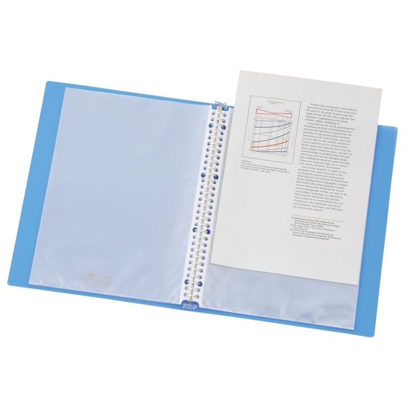 Lihit Lab N5010-1 Clear Book, Interchangeable A4, 30 Holes, 15