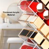 JessLab Lipstick Organizers and Storage, Acrylic Lipstick Holder Lip Gloss Tower Clear Cosmetic Fish Sticks Lip Makeup Organizer Lip Stick Storage for Bathroom Vanity Countertop, 16 Slots