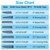 PATIKIL PP Safety Knife Cover Sleeves for 8" Chef Knife,