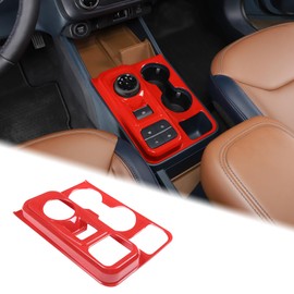 Aunginsy Central Control Gear Shift Box Panel Cover Trim Compatible Ford Maverick 2022 Gear Shift Panel Cover Car Gear Shift Knob Console Panel Trims Cup Holder Frame Interior Decoration Accessories