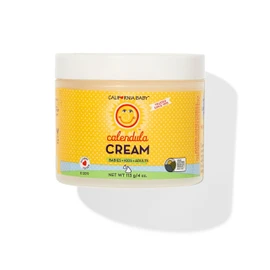 California Baby Calendula Cream | 100% Plant-Based Moisturizer | Lavender Baby Lotion | Face Moisturizer For Dry Skin | Hypoallergenic | 4 oz / 113g