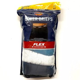 Dickies Men's Dickies 5-Pack Cotton Contour Pouch Boxer Briefs Blue Assorted XL (40-42)