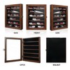 Knife Display Case, Lockable Pocket Knives Display Box Cabinet with