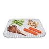 QUALKITS Disposable Grill Topper (10 Pack), 16x12 Rectangular Grill Mat,