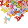 1000Pcs Dog Bone Buttons Bright Vivid Colors Cute Dog Bone