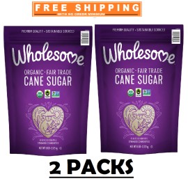 Wholesome Sweeteners 2 Pack - Wholesome Organic Cane Sugar (6 lbs.)