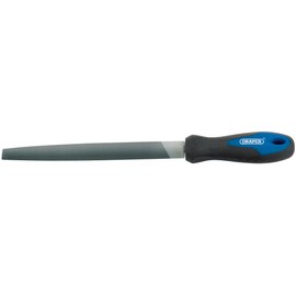 Draper 44954 8106B Half Round File and Handle, 200mm , Blue