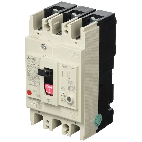 Mitsubishi Electric WS-V Series GT-Leakage Circuit Breaker, Compatible with Harmonics/Surges,
