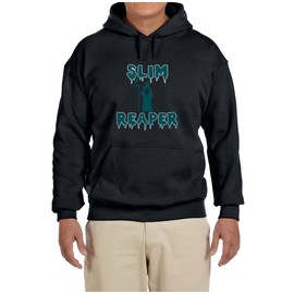 Black Philadelphia Devonta Smith Slim Reaper Hooded Sweatshirt Adult Medium