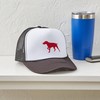 CafePress German Shorthaired Pointer Snapback Trucker Hat Black/White