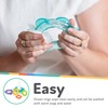 Nuby IcyBite Stacking Rings – Soothing Teether | Multiple Teething