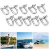 10pcs M4 Screw Pin Anchor Shackle 304 Stainless Steel Heavy