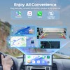 Topexplore 9.26'' Carplay Screen for Car with 2.5K Dash Cam