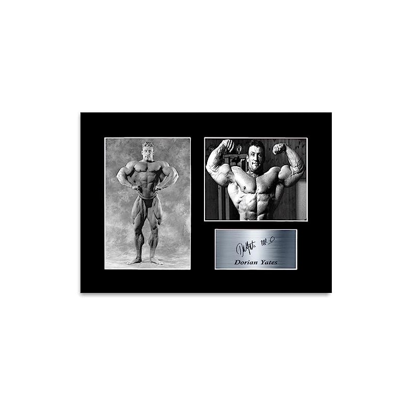 Generic Dorian Yates Gym Bodybuilding Motivational Poster Signed Photo Display