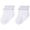 Bonds Baby Classic Bootee Socks - 2 Pack, White (2