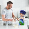 MHJY Kids Apron and Chef Hat for Boys Dinosaur Adjustable