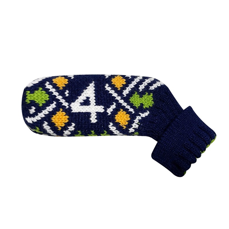 Scott Edward 10 Pcs Knitted Golf Iron Head Covers Adorable