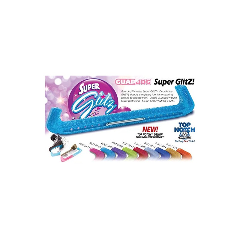 (Glitz: Pink) - Guardog Top Notch Hard Adjustable Skate Guards