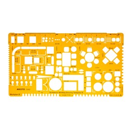 GEOtec architect Werkschablone II various icons for architecture